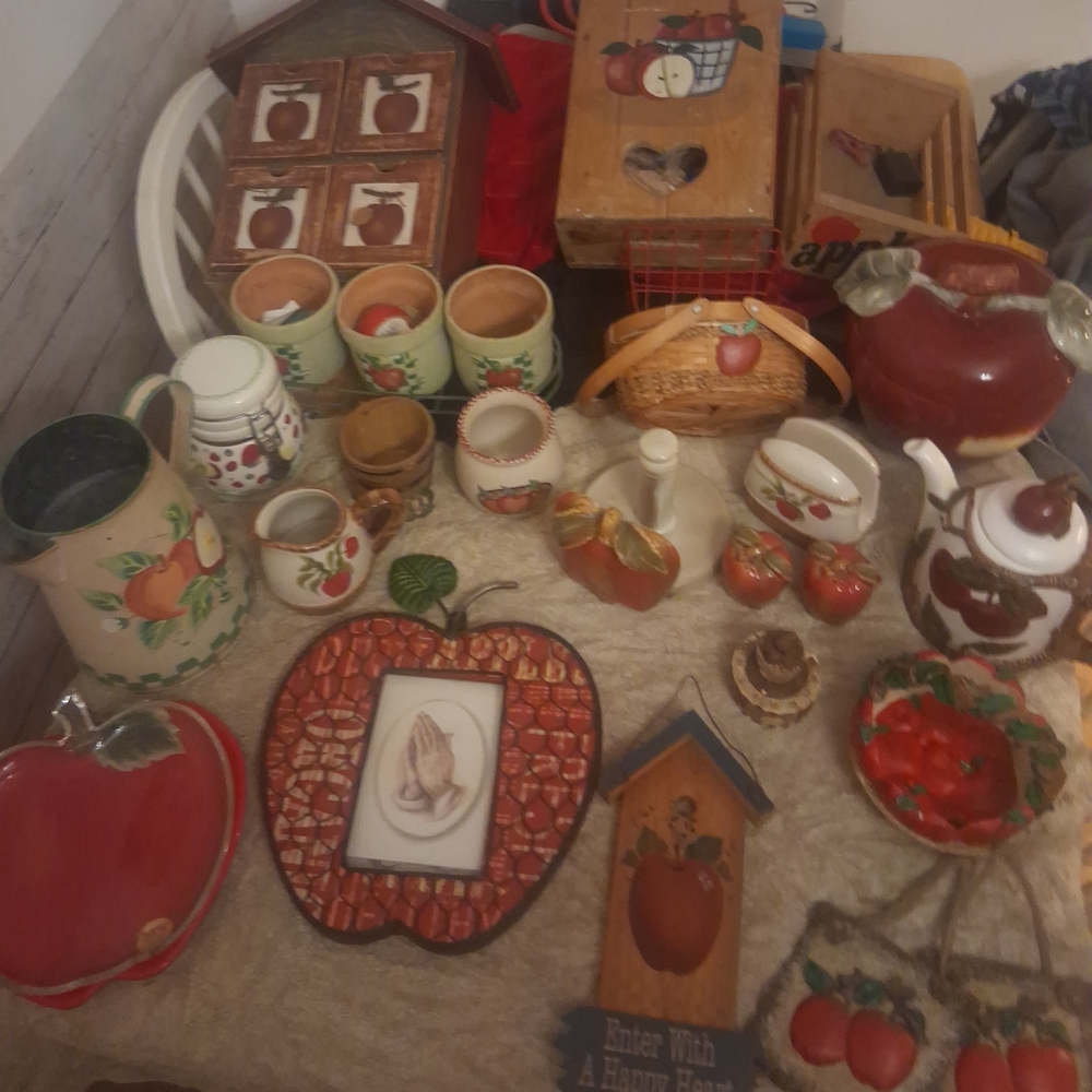 Guess Red and White Apple-Themed Kitchen Collection